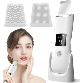 Pleťový peeling Domácí SPA: Kavitační peeling 4v1 s iontoforézou, EMS liftingem a sonoforézou