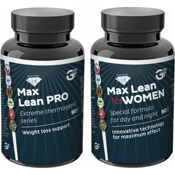 Spalovač tuku GF nutrition Max Lean PRO + Max Lean Women - 90 kapslí