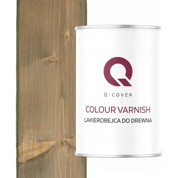 Lak na dřevo Lazurovací lak Q-COVER 1 l béžová, hnědá, šedá polomatná