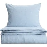 Povlečení RETIE z bavlněné kůry, modré, 160x200 + 2*50x60 cm HOMLA