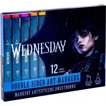 Oboustranné FIXY fixy WNEDSDAY ASTRA 12 barev