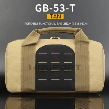 Airsoft Brašna Laser Molle na pistoli 35cm - písková, Wosport