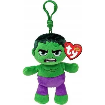 plyšák Plyšová Hračka Přívěsek Na Klíče Hulk Avengers TY - 9 Cm