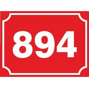 Kancelářský nábytek Tabule s číslem popisným