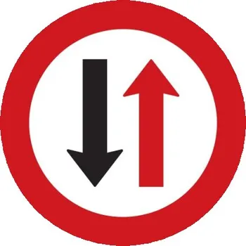 Dopravní značka Dopravní značka P7 - Přednost protijedoucích vozidel - Standardní kruh 700mm