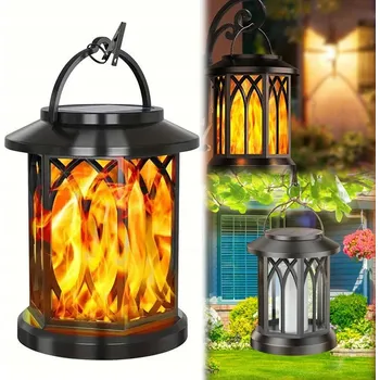 Venkovní osvětlení Solární LED lampy do zahrady, závěsné solární lucerny, solární svítidla