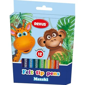 BENIAMIN ŠKOLNÍ FIXY popisovače, fixy - 12 barev