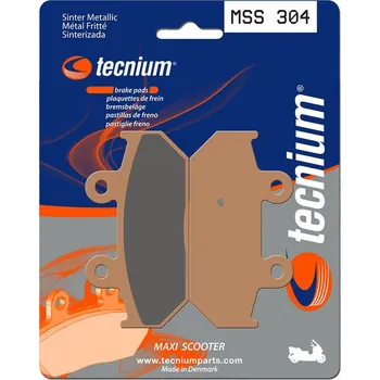 Nářadí na motocykly TECNIUM Maxi Scooter Brzdové destičky ze slinutého kovu - MSS304 MSS304