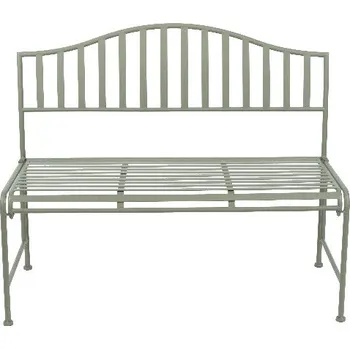 Zahradní lavice Lavice zahradní VERDANT VOYAGE, kov, zelená, 113x56x92cm|Esschert Design