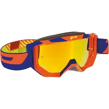 Motocyklové brýle Brýle Progrip 3200FL MULTILAYERED - oranžovo/modré PG3200-AAFL