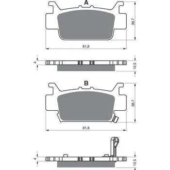 Motodíl Zpětné zrcátko JMP ZR 0938 černá levý YAMAHA YP 250 X-MAX 2010-2015