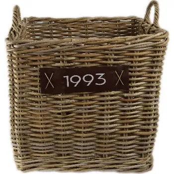 Koš na dřevo na kolečkách, 52x55x50cm, ks, FSC 100%|Ego Dekor Indonesian Ratan