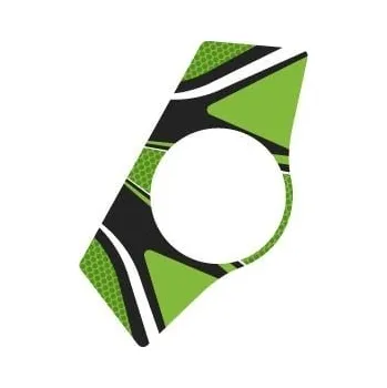 Motodoplněk Ochranné nálepky na "brýle" PUIG RADIKAL 6950V zelená 6950V