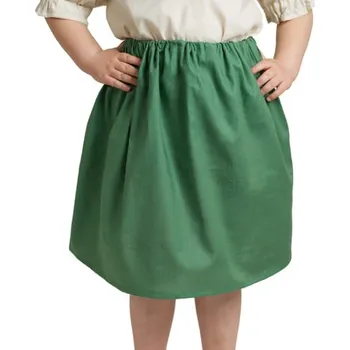 Karnevalový kostým imago Dívčí sukně Hobitka, zelená, velikost 122/128