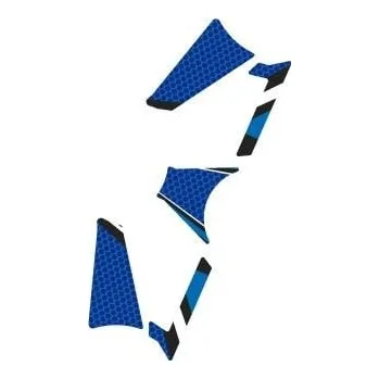 Motodoplněk Ochranné nálepky na "brýle" PUIG RADIKAL 6897A modrá TRIUMPH Daytona 675 2013-2017