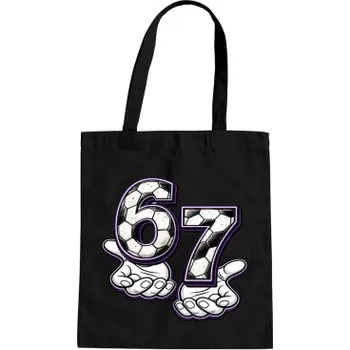 Žertovný předmět 67 Football - taška s potiskem- Tričkový.cz