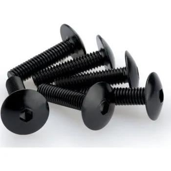 Motodoplněk Šrouby PUIG ANODIZED 0689N černý M6 x 25mm (6ks) 0689N