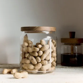 Dóza na potraviny Nádoba GABIN s akáciovým víkem 891675