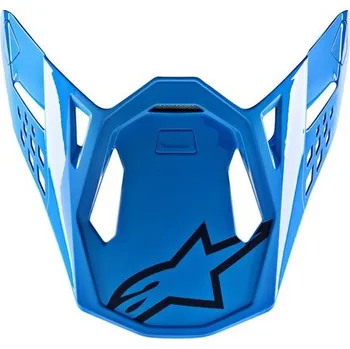 Auto-moto kšilt pro přilby SUPERTECH S-M8 RADIUM, ALPINESTARS (modrá lesklá) 8981519-7121-TU