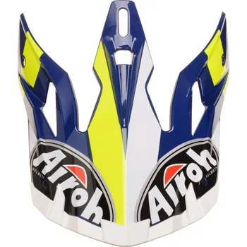 Helma na motorku náhradní kšilt pro přilby AVIATOR 2.3 Bigger, AIROH (modrá) AV23B18F