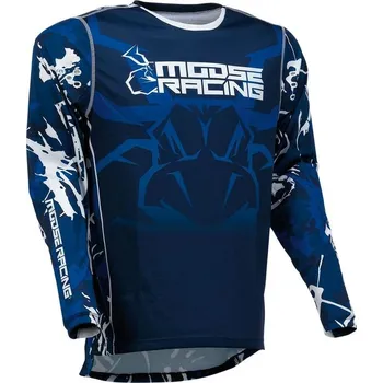 Moto dres MOOSE RACING SOFT-GOODS DRES AGROID BL/WH (2910-7008) (Velikost: S) 2910-7008