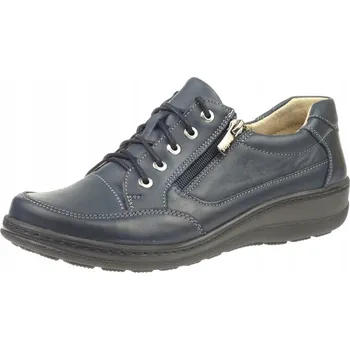 Dámské polobotky Dámské polobotky HELIOS Kožené Polské Zip 38