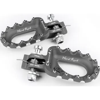 Nářadí na motocykly S3 Hard Rock Opěrky nohou Aluminium Titane ESK-463-T