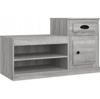 Botník Botník, šedý dub sonoma, 100x42x60 cm