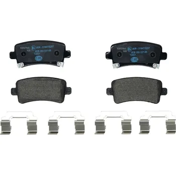 Autodíl Sada brzdových destiček, kotoučová brzda HELLA 8DB 355 037-651