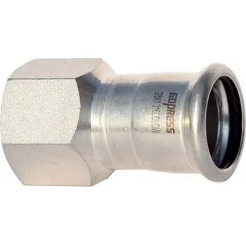 Vodovodní potrubí Nerezová přechodka PREX s vnitřním závitem 22x1/2 316L