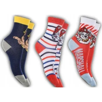 Dětské ponožky Paw Patrol Marshall, Rubble 31/34