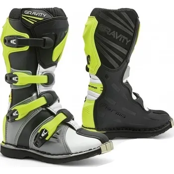 Moto obuv Forma GRAVITY šedo-bílo-fluo žluté 38