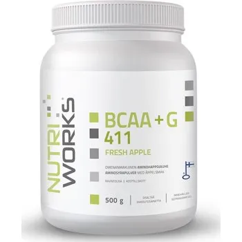Aminokyselina NutriWorks BCAA + Glutamin 4:1:1 500 g