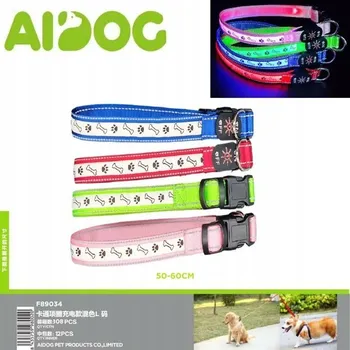 Obojek pro psa Barevný Kartonový Dobíjecí Obojek pro Psa 50-60 cm