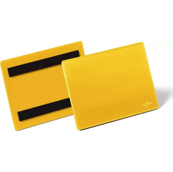 Magnetická kapsa A6 na šířku - 50 ks - Žlutá