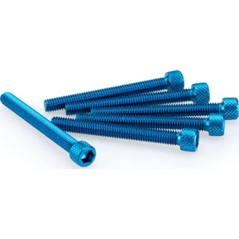 Motodoplněk Šrouby PUIG ANODIZED 0446A modrá M6 x 55mm (6ks) 0446A