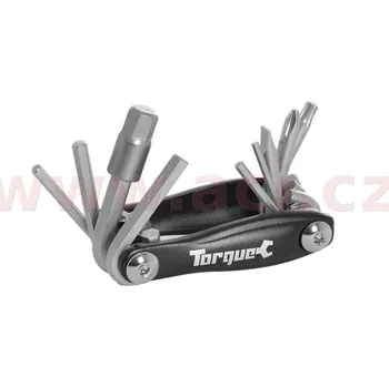 Nářadí na motocykly multitool COMPACT 10 TORQUE, OXFORD (slitina hliníku, 10 nástavců, skládací) TL202