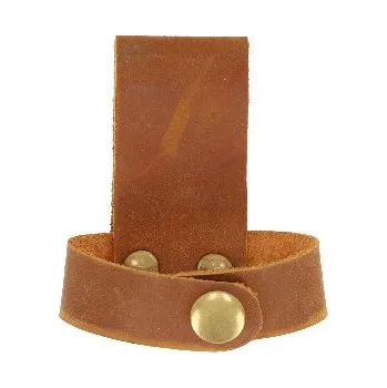 Pracovní rukavice Držák/poutko rukavic, na opasek, 100% hovězí kůže, hnědá, 6x5x8cm|Esschert Design