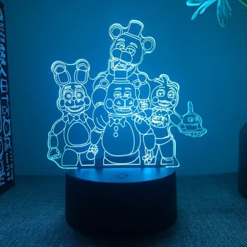 Lampička 3D LED Lampička FNAF