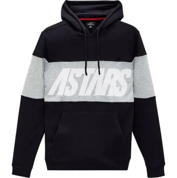 Pánská mikina ALPINESTARS (CASUALS) HOODIE BORDER BK (12115121010M) (Velikost: 2XL) 12115121010M