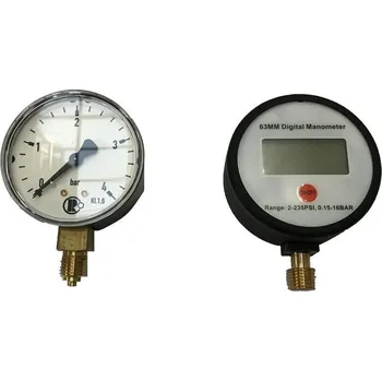 Nářadí na motocykly Manometer KYB 150370000401 analog 0-4 bar 150370000401