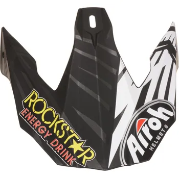 Helma na motorku náhradní kšilt pro přilby TWIST Rockstar, AIROH (bílá/černá) 20FTWRK