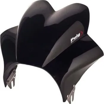 Auto-moto Plexi štít PUIG WAVE 2208N černý univerzální YAMAHA YBR 125 2008-2013