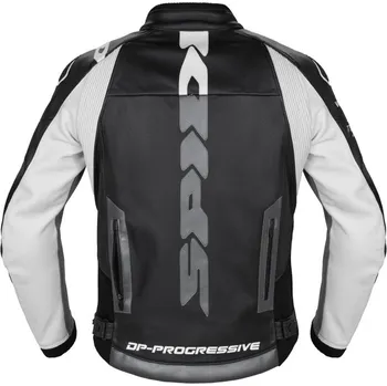 Sport bunda DP-PROGRESSIVE LEATHER, SPIDI (černá/bílá, vel. 56) P229-011