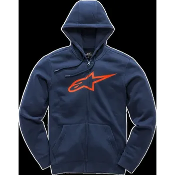 Pánská mikina ALPINESTARS (CASUALS) HOODY ZIP AGE-2 NV/RD (10385305270302X) (Velikost: XL) 10385305270302X