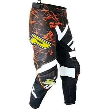 Sport Kalhoty motokros dětské PROGRIP 6009 - oranžovo-černo-bílé - velikost 32 () PG6009-7/1-32