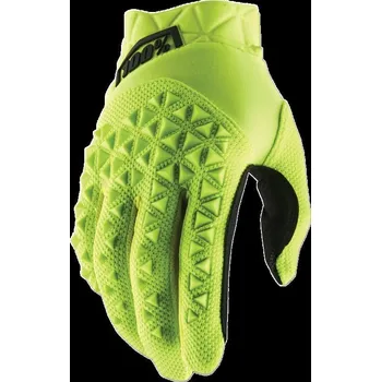 Moto rukavice 100% RUKAVICE YTH VZDUCH F YL/BK (10012-014-07) (Velikost: M) 10012-014-07