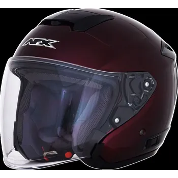 Helma na motorku AFX HELMA FX60 DK WINE/RD XL (0104-2589) (Velikost: XL) 0104-2589