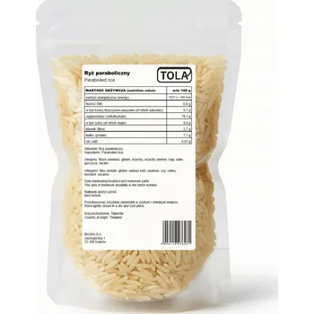 Rýže Rýže parboiled Tola 5 kg