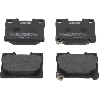Autodíl Sada brzdových destiček, kotoučová brzda JURID 574285J